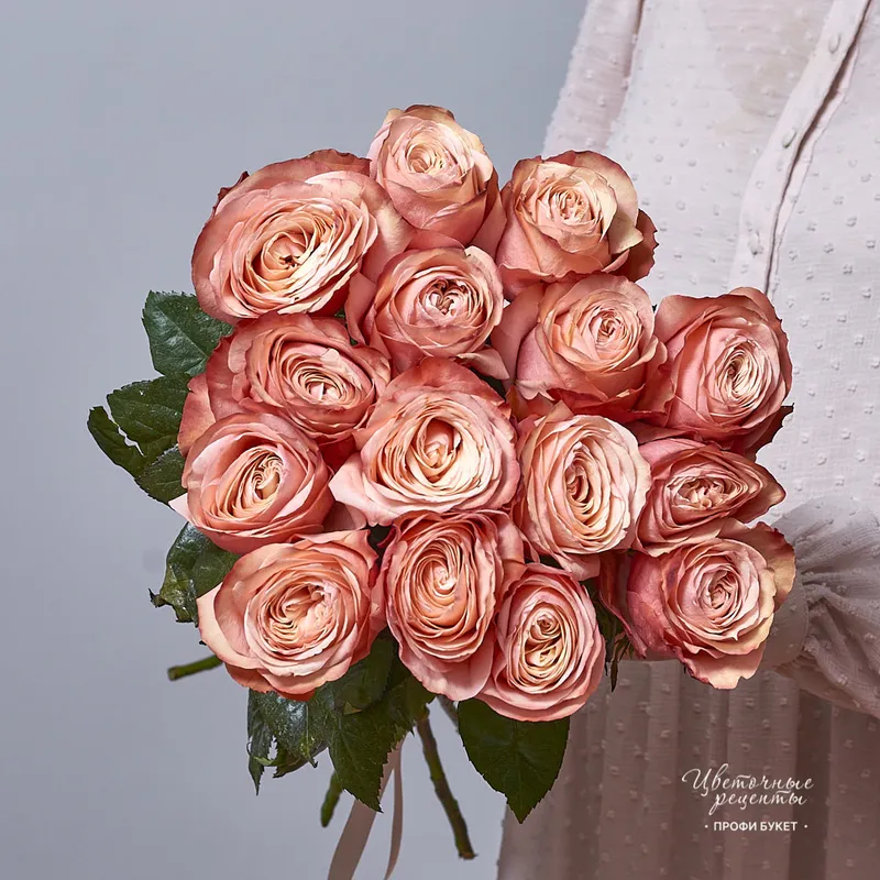 Букет из пионовидных роз «Кахала», фото 5